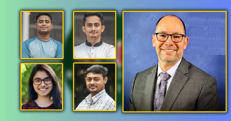 হাসনাত আবদুল্লাহ, সারজিস আলম, তাসনিম জারা, নাসীরুদ্দীন পাটওয়ারী ও পিটার হাস